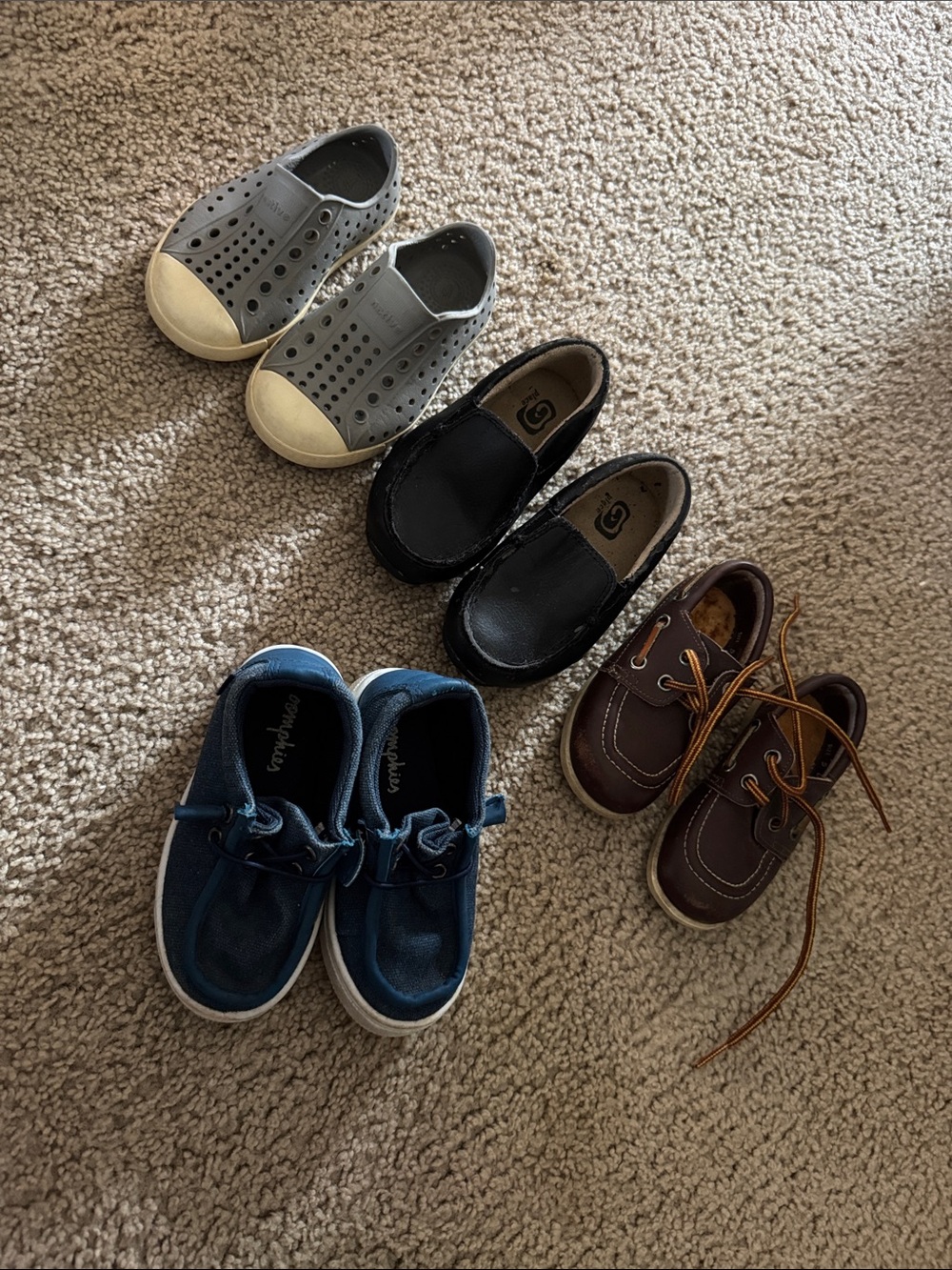 Bundle of bay boy shoes Natives